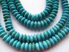 Howlite Turquoise High quality 2strands 3x6 4xx8 5x10 5x12mm pinwheel Rondelle Abacus Faceted Blue Green jewelry Bead