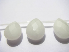 Jade stone 2strands 7-14mm natural Jade Beads teardrop drop faceted clear white blue pink green mixed beads jewelry bead