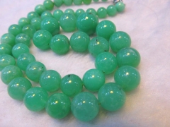 high quality genuine green opal Amaonite necklace 4-12mm 17inch Natual Amazonite stone bead round ba