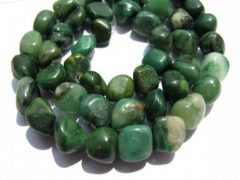 wholesale 5strands 4-12mm green jade stone Natural Indian agate gemstone freeform nuggets chips gree