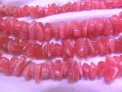 6-20mm full strand high quality genuine pink rhodochrosite gemstone chips freeform nuggets loose bea