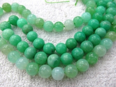 High Quality 4-10mm full strand Natural chrysoprase Opal gems Round Ball green jewelry beads