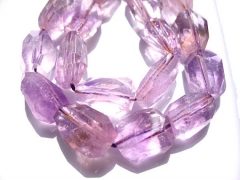 high quality Genuine Ametrine gemstone Amethyst & gold rock crystal nuggets freeform faceted jewelry