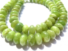 2strands 4-12mm Natural Peridot olive Chrysoprase beads gems Round rondelle lemon green jewelry bead