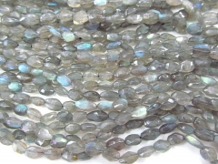 high quality 8x10-15x20mm Natural Labradorite gemstone nuggets freeform faceted Blue Flashy beads su