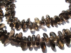 2strands 8-20mm genuine Topaz smoky Quartz freeform chips jewelry making Bead