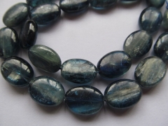 Wholesale Natural Kyanite Gemstone long oval evil marquise Blue Loose Bead 10x14 10x16 12x18mm full strand