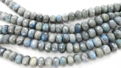 16inch genuine Labradorite Bead Natural Labradorite Rondelle Roundels Abacus Faceted 3mm to 16mm