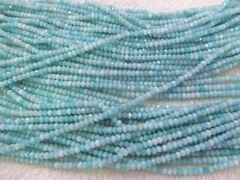 Natural Amazonite green rhodolite garnet lapis lazulie gemstone round rondelle wheel faceted beads 2