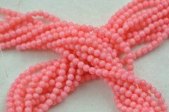 2strands 2 3 4 5 6 7 8 9 10 11 12mm Coral Beads,Bamboo Coral round ball faceted hot red ,pink red, o