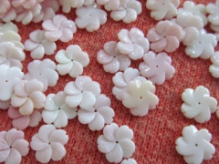 8 10 12mm 20pcs high quality Genuine Pink Queen Conch Shell ,Pearl Shell Rose flower fluorial point 