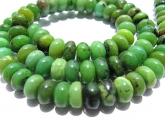 wholesale 5strands 3-10mm chrysoprase gemstone Australia jade green heishi rondelle abacus bead