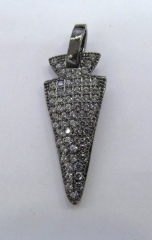 12pcs 18-50mm CZ Micro Pave Diamond Cubic Zirconia teadrop drop earrings Healing Hand sharp arrow ne