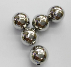 AA+ 100pcs 2-12mm 14K gold smooth Round spacer Beads Solid Silver,antique silver,gold,rose g