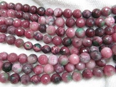 5strands 3 4 6 8 10 12mm Jade Beads Round Ball Faceted ruby red oranger Asssortment jewelry bead