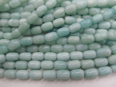 2strands 8x12mm Natual Amazonite stone Amazone bead colum barrel rice amazonite jewelry neckalce bea