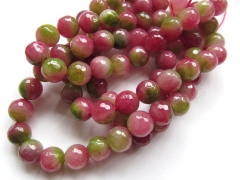 Wholesale 2strands 6 8 10 12mm Jade Beads Round Ball Faceted Cherry Fuchsia Pink Red Green Asssortment bead