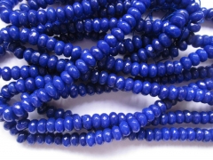 2strands 2x4-10x16mm Jade Rondelle Abacus Faceted Beads Sapphire Blue Black White Oranger Pink Red j