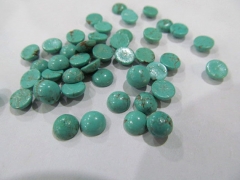 high quality 50pcs 4-20mm Turquoise stone Cabochons Veins Round blue Green mixed jewelry beads