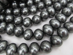 high quality Pearl Gergous 10x14-15x20mm full strand freeform egg nugget peach rainbow black white p