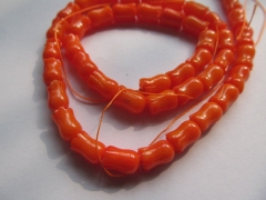 2strands 4-9mm high quality Red Coral Beads,Bamboo Coral fluorial flower rose Handmade Polished Red 