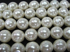 Assorted Pearl Gergous beads Round ball white dark black yellow red blue mixed jewelry beads 6-12mm 