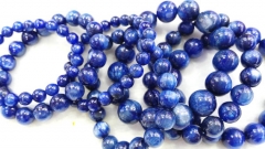 high quality 6-12mm Natural Kyanite Gemstone Round Dark blue flashy Evil eyes Beads,kyanite bracelet