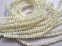 wholesale Shell Jewelry 5strands 4-10mm MOP white shell bead round ball brown jewelry beads