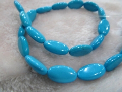 2strands 10-16mm Turquoise stone long oval marquise bead