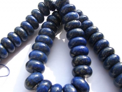 lapis lazuli gemstone 4x6-10x16mm full strand lapis lazulite gems Rondelle Abacus pinwheel blue loos