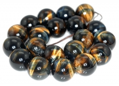 free ship--20mm Golden Tiger eye Gemstone Grade AA Round Loose Beads 5 Beads