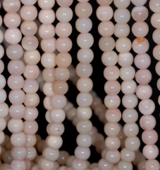 6mm Peruvian Pink Opal Gemstone Grade A Round 6mm Loose Beads 15.5 inch Full Strand (80000399-784)