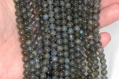 7mm Beauty Labradorite Gemstone Round Loose Beads 15.5 inch Full Strand (90189813-834)