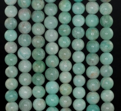 6-7mm Aqua Berry Amazonite Gemstone Grade A Green Round Loose Beads 15.5 inch Full Strand (90183692-375)