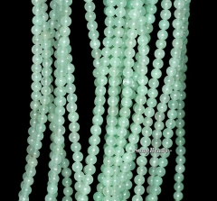 3MM Parsley Bunch Aventurine Gemstone Round 3MM Loose Beads 16 inch Full Strand (90114019-107 - 3mm B )