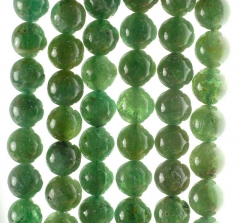 7-8mm Green Apatite Gemstone Grade A Round Loose Beads 15.5 inch Full Strand (80000911-155)