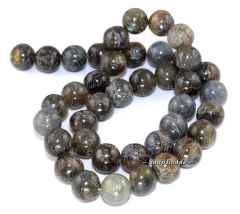 10MM Rough Edge Labradorite Gemstone, Rugged, Round 10MM Loose Beads 15.5 inch Full Strand (90164982-4)