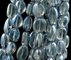 Titanium Bermudan Blue Quartz Gemstone Blue Nugget 15x10mm Loose Beads 7.5inch Half Strand (90146782-209)