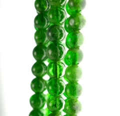 5.5mm Chrome Diopside Gemstone Grade AA Green Round Loose Beads 15.5 inch Full Strand (90183714-375)