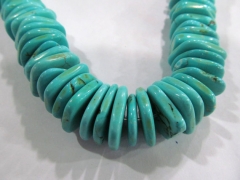 Turquoise stone 15-35mm full strand slab freeform square box white black green blue yellow pink red spacer bead