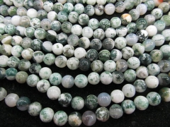 2strands green agate Beads, Natural Stone Beads,grass agate Beads Round beads Loose beads 4-12mm