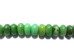 wholesale 5strands 3-12mm natural chrysoprase gemstone Australia jade green heishi rondelle abacus round loose bead