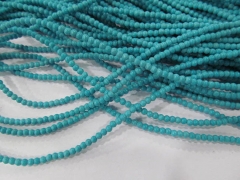 SALE 2strands 2-20mm Howlite Turquoise stone Round Dark Bule Green Yellow Black Assortment Loose Bead