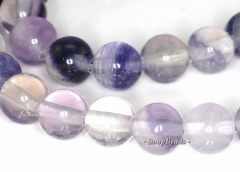 6mm Posh Rainbow Purple Fluorite Gemstone Round 6mm Loose Beads 15.5 Inch Full Strand (90114742-245)