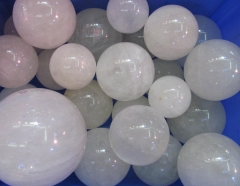 80-500mm Rainbow Sphere Gemstone Amethyst Rock Rose Quartz Crystal Sphere - Hand Carved Gem Stone Ball for Crystal Cabochon Rock