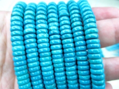 High quality 2strands 6 8 10 12 14 16mm Turquoise Heishi pinwheel Beads,green blue black pink red white purple oranger mixed loo