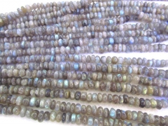 high quality Labradorite Bead Natural Labradorite Rondelle Roundels Abacus nuggets freeform labradorite jewelry 4-8mm full stran