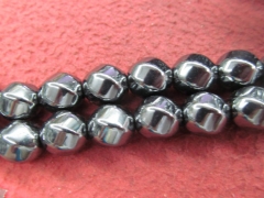 Hematite Jewelry Hematite crystal Hematite stone round Heishi cubic twist nuggets gunmetal Jewelry Spacer beads 8x12mm full stra