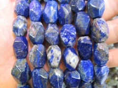 2strands 10-20mm Gemstone Green Blue Nuggets FreeForm Faceted lapis blue amethst pink quartz labradorite Beads
