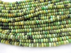 wholesale 5strands 3-12mm natural chrysoprase gemstone Australia jade green heishi rondelle abacus round loose bead